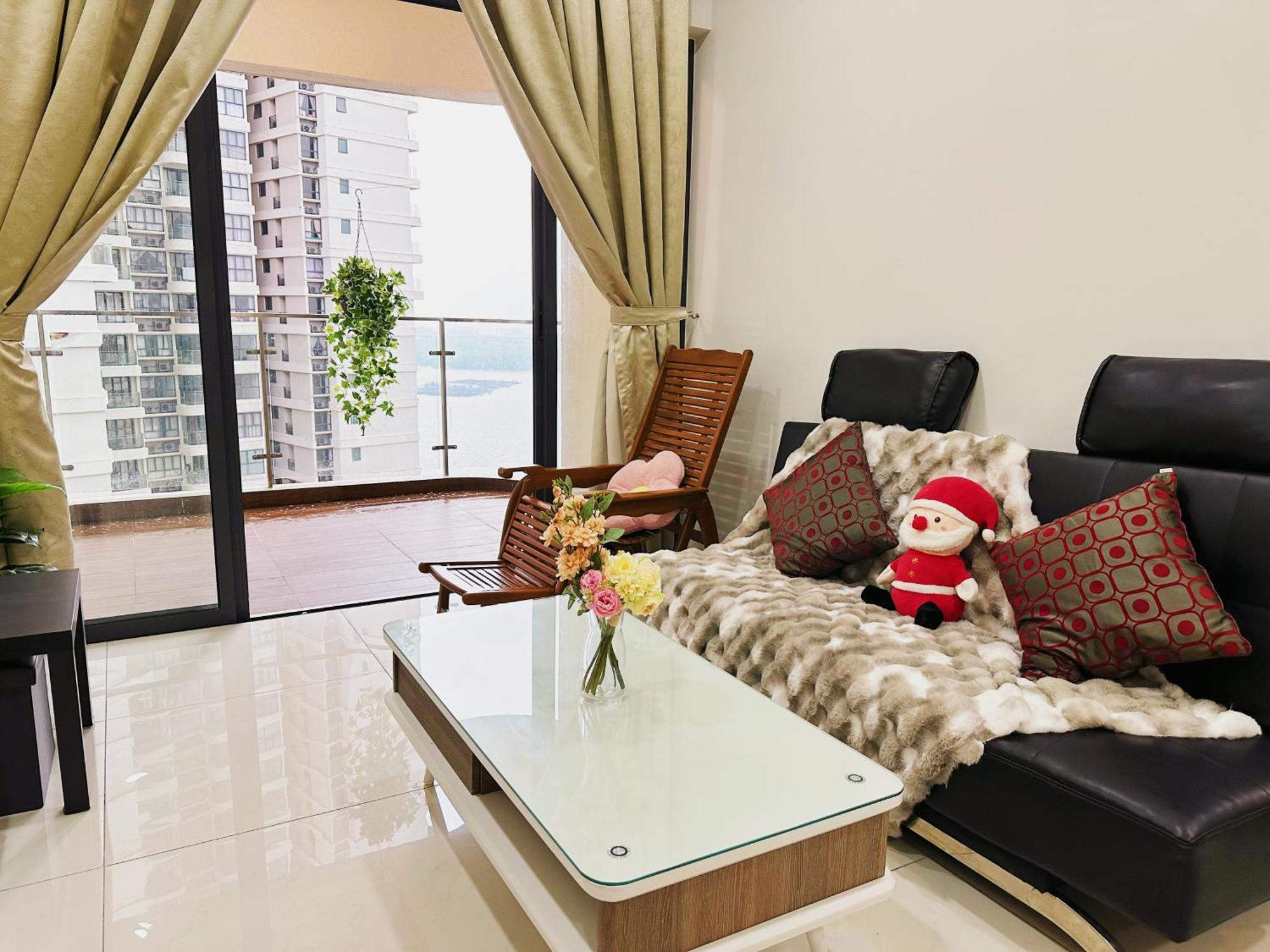 海景套房 3房3厕 可8-12人danga Bay Country Garden Yi Jia名宿 Johor Bahru